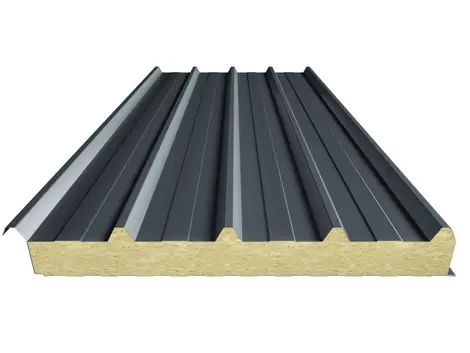 TeraSteel ISOAC5 MW LS 5 bordás tűzálló tetőpanel