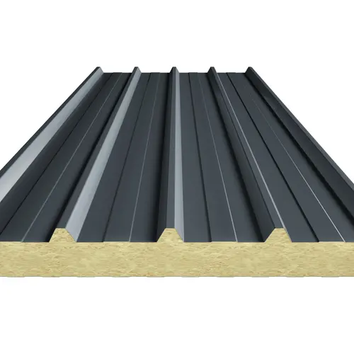 TeraSteel ISOAC5 MW LS 5 bordás tűzálló tetőpanel