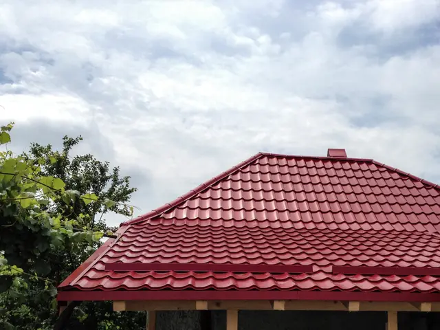 Szinuszos Cserepes Lemez Fényes RAL3009 Téglavörös Színben #2